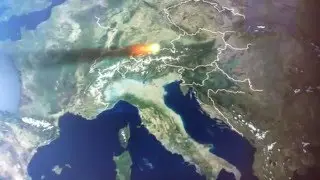 Meteorite di 10 km | Simulazione del disastro