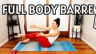 45 Minute Full Body Barre | Low Impact, Light Weights, At-Home Workout