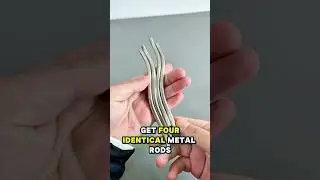 Metal Puzzle: 4 spirals, 1 secret.Looks simple. Feels impossible. #puzzle#iq#iqtest#brainpuzzle#usa