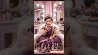 Adorable Baby Girl Doing Face Makeup 🤩🥰 !! Hottest Baby Models