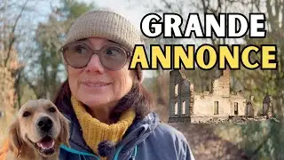 Je pars marcher à la recherche d’une maison oubliée!