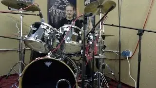 Extreme Double Bass Stamina Drumming at 225 BPM for 20 min. with and without trigger!