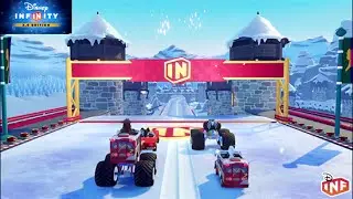 Disney Infinity 3.0 Arendelle Racing Rink Toy Box Speedway gameplay