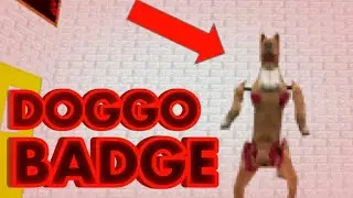 HOW TO GET DOGGO BADGE - Baldi's MEGA RP! REMASTERED