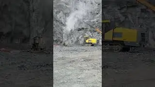 #drilling of rock bolts at power intake #