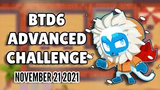 BTD6 Advanced Challenge - This One Tower is OP Vs Heart Bloons (November 21 2021)