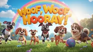 🎶🐶 Woof, Woof, Hooray! | Happy Children&rsquo;s Song & Nursery Rhyme for World Dog Day 🐾 by ToonleyToon