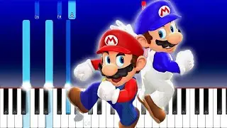 SMG4 TRIBUTE - Scatmans World (Piano Tutorial)