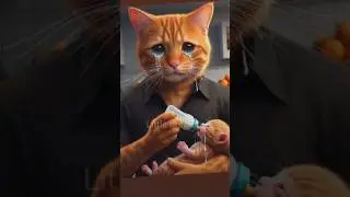 Ginger cat 😺 sad story 💔#kitten  #catlover #cute #shorts #cuteimotiongingercat #love #cats