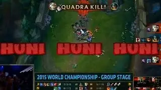 Huni quadrakill- IG VS FNATIC