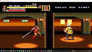 Streets of Rage 2 Hack Wushuang 2023 Sword ver Blaze Stage 1