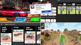 Indian Theft Auto Simulator New Update 🤯🔥| New ITAS MENU New Features | Harsh in Game 