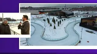 The Ribbon at Glass City Metropark: Checking out the area's first outdoor ice skating trail