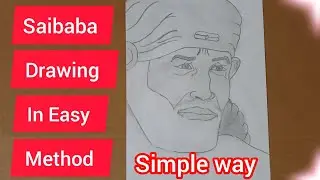 Sai Baba Pencil Sketch | how to draw Saibaba in simple way 