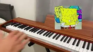 SpongeBob Nose Flute on Piano
