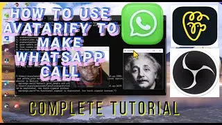 Пошаговое руководство по использованию Avatarify для совершения звонков в WhatsApp