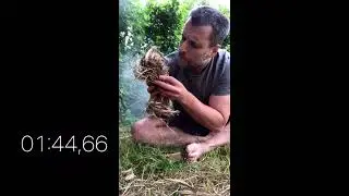 Hand drill fire challenge | fire in two minutes