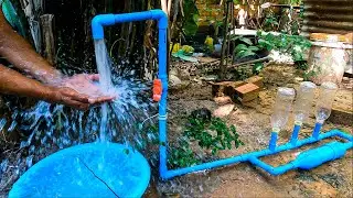Best DIY project for home using PVC pipe and plastic bottle to boot water pressure