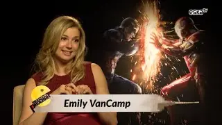 Emily VanCamp about kissing Captain America - Civil War interview