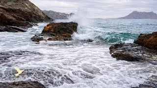 🌊 OCEAN WAVES FOR SLEEPING ALL NIGHT ▷ 11 HOURS DEEP & STEADY RHYTHM 😴