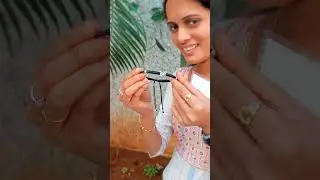 Black thread anklet diy #anklets #shorts #diy
