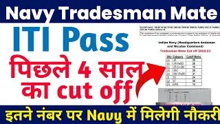 NAVY Tradesman Mate Cut off 2024, NAVY Tradesman Mate Previous Year Cut off 2023, 2022, 2021
