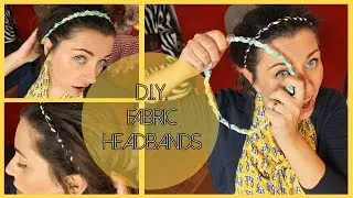 D.I.Y. No Sew Fabric headbands - Fasce per capelli fai da te