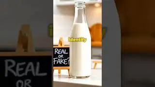 How To Identify Real Or Fake Milk? | #shorts
