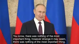 Vladimir Putin Press Conference at Shanghai Cooperation Organization - September 2022 ENG Subtitles