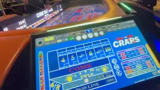 Playing CRAPS on The Electronic Table Craps by Aruze