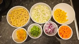 Easy & Creamy Pasta Salad Recipe 🥗 | Quick Summer Side Dish.