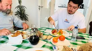 Almoço Completo com Receitas Espadarto  no Forno Pão de Milho Inhame …Uma Mesa Portuguesa Con…….