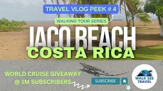 [4K] 🏖️ Exploring Jaco's Hidden Gems on Foot!