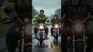 Hulk aur Monkey bike race karen 😳🔥&rdquo;Speed + Power = FULL MAJJA 💥