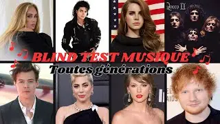 BLINDTEST MUSIQUE | TOUTES GENERATIONS | 50 EXTRAITS ! #blindtest