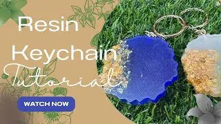 How to make keychain with resin art kit | Step-by-Step Tutorial for Beginners
