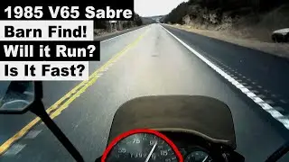 Находка мотоцикла Honda V65 Sabre 1985 года! Заведётся ли? Быстрый ли он?