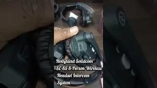 How to set up Hollyland Solidcom SE-8S 8-Person Wireless Headset Intercom System