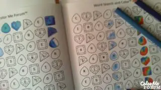 Word Search And Color - Gemstone Party - Azurite