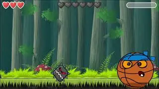 Red Ball 4 vs Cave Mini Boss Deep Forest Boss Fight
