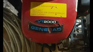 Генератор Generac VT2000,  Холодный запуск, новый ништяк в гараже.