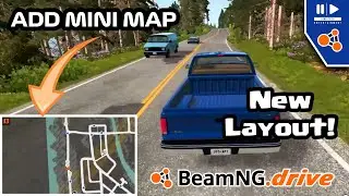 How to Add Mini Map Navigation or GPS in BeamNG Drive New Layout