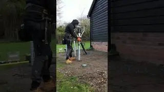 Garden Room Base Install With Ground Screws