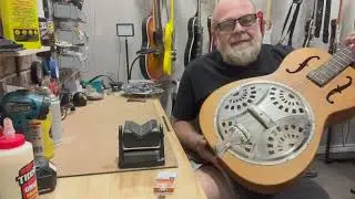 Saving A Neglected Dobro Resonator Guitar: A Rescue Story!