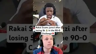 Rakai Scammed jynxzi&hellip;  on a 10k💰1v1 Wager 💔 #jynxzi #rocketleague #rakai #1vs1 #wager #lose #fail