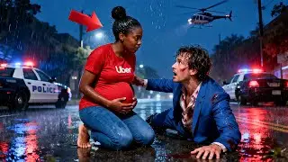 Black Pregnant UBER DRIVER Saves a STRANGER, SHOCKED to Know He's a Billionaire