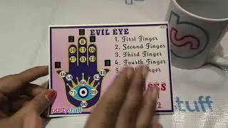 Evil Eye Theme Number Group Kukuba Tambola Housie for Party (list6602_1)