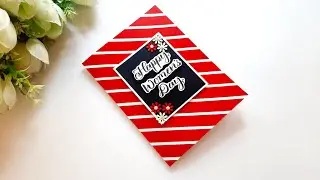 DIY WOMEN'S DAY GREETING CARD | Beautiful Handmade Greeting card for Women's Day | Tutorial