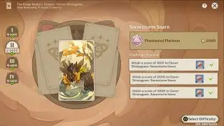 The Forge Realm's Temper 6.3 All 6000 point | Genshin TCG Luna IV