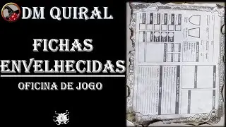 Oficina de jogo: Fichas envelhecidas
